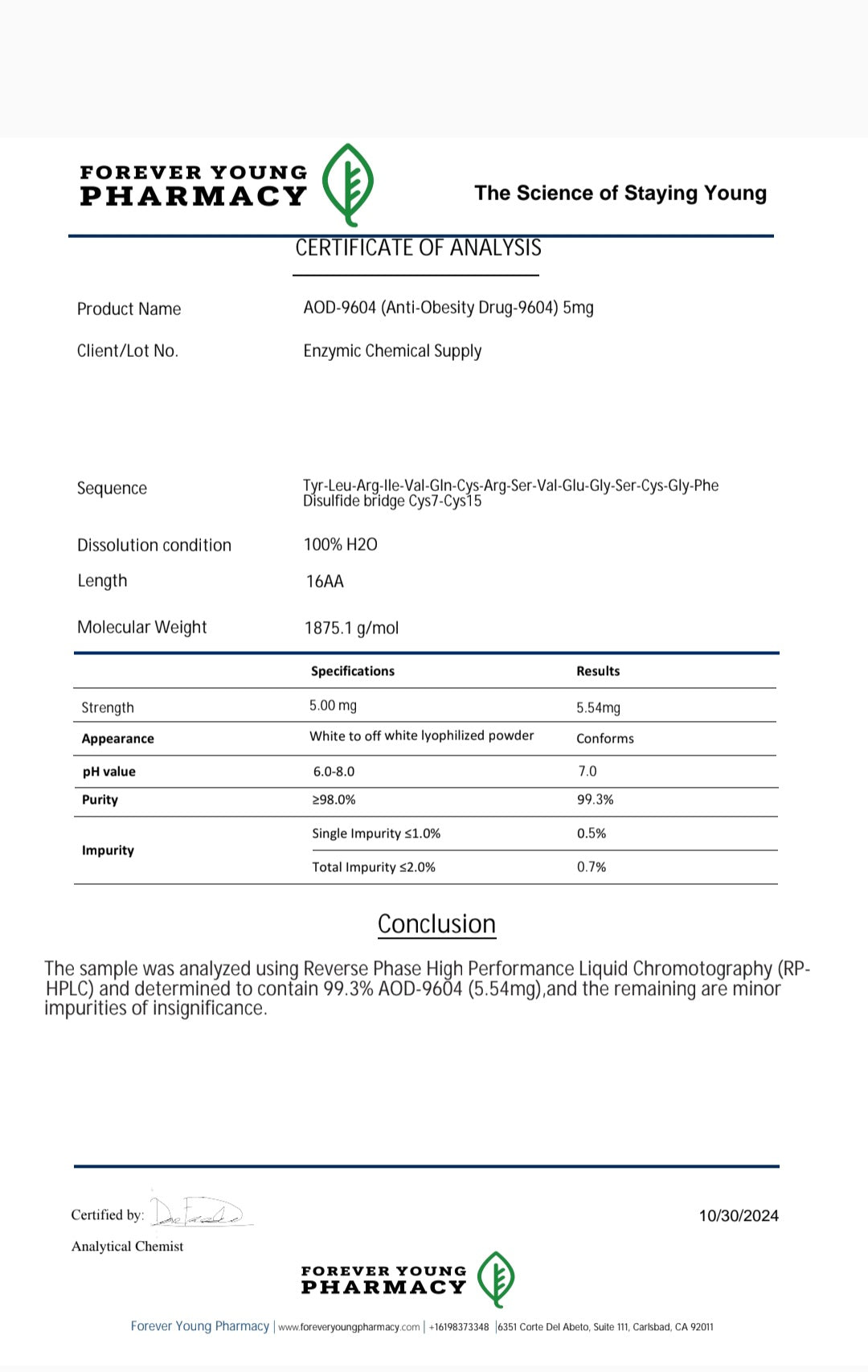 AOD 9604 5mg