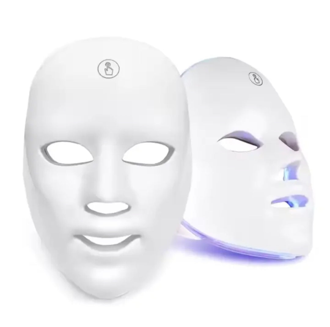 Cordless anti-wrinkle face mask light switch 7 color changing mask